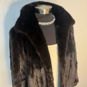 *Mahogany Vintage Mink Coat*